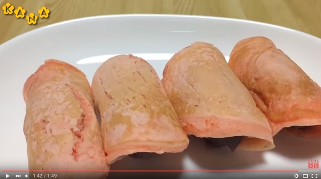 ひな祭りの桜餅をホットケーキミックスで 簡単節約レシピ 視聴時間 1 49
