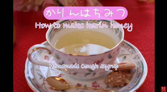 かりんのはちみつ漬けの作り方 How To Make Karin Honey Homemade Cough Syrup 視聴時間 3 53